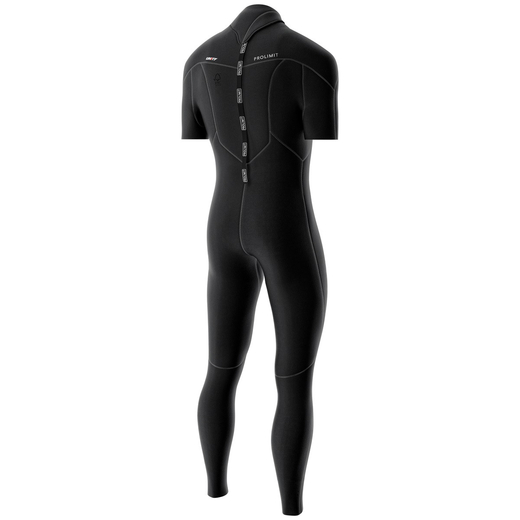 Prolimit Heren Unity Steamer V-Zip Shortarm  3/2 Zwart - afb. 3