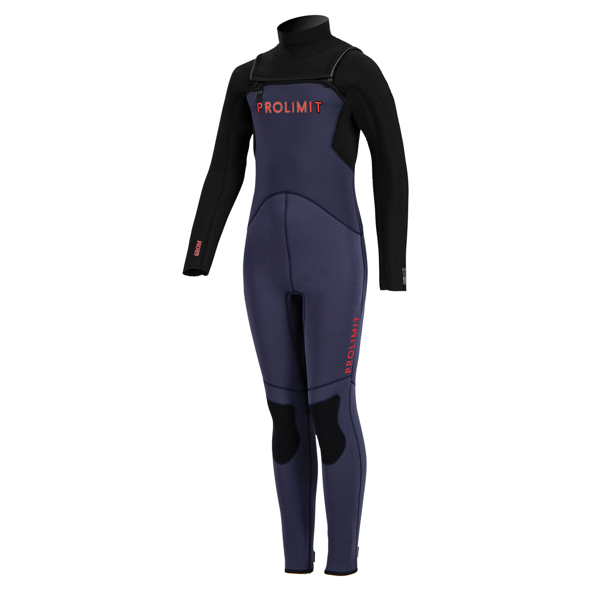 tv station ongeduldig Regenachtig Prolimit Kids wetsuit Grommet Frontzip Blue/Red XXXL