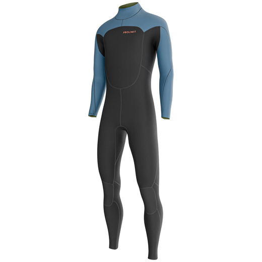 prolimit-kinder-surfpak-grommet-steamer-5-3-dl-zwart-blauw-s - afb. 1