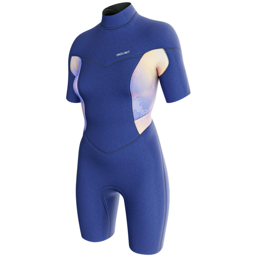Prolimit Fire dames shorty blue/peach - afb. 1