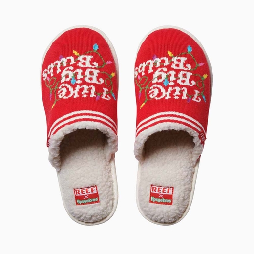 Reef Dames Pantoffel X Tipsy Elves I Like Big Bulbs - afb. 1