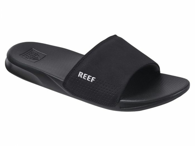Reef heren slipper one slide  Zwart - afb. 1