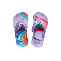 Reef Little Ahi slippers Paars