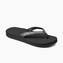 Reef dames slipper Star Cushion black/silver