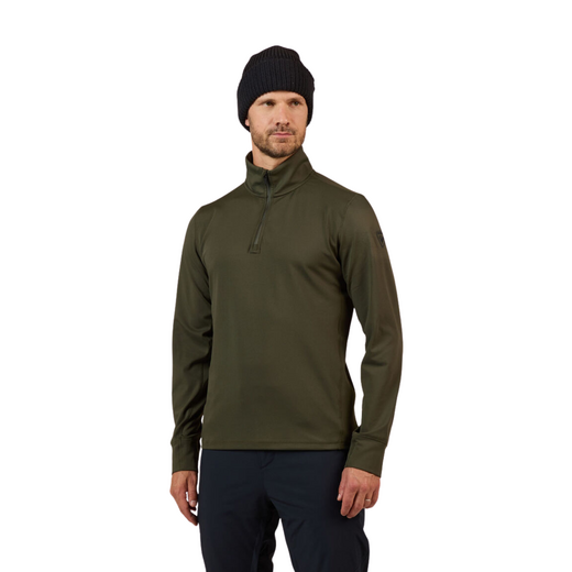 Rossignol Mid Layer Stretch Half Zip Heren Groen - afb. 1