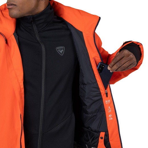 Rossignol Strawpile Heren Ski-Jas Oranje - afb. 3