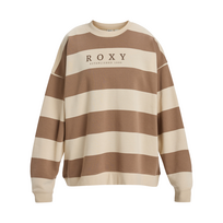 Roxy Strictly Stripe Sweater Dames Bruin