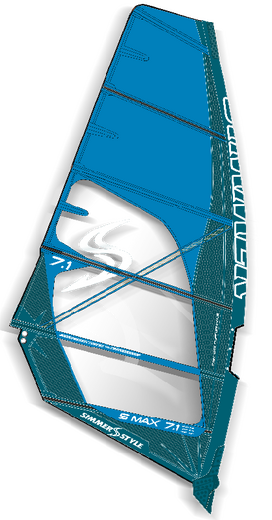 Simmer SMax Windsurfzeil 2022 - afb. 1