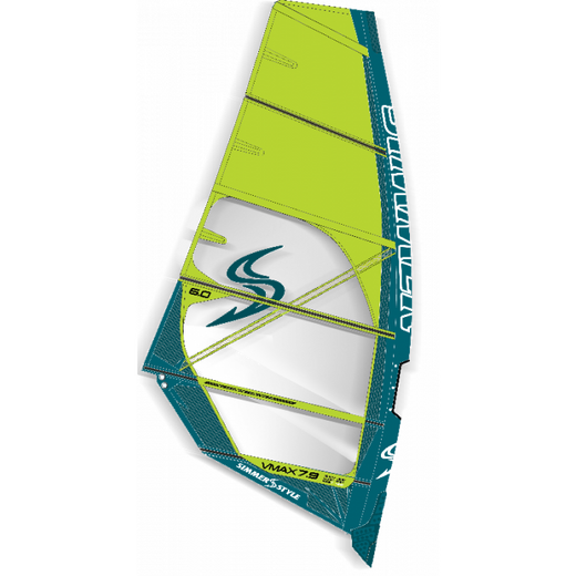 Simmer VMax Windsurfzeil 2022 Geel - afb. 1