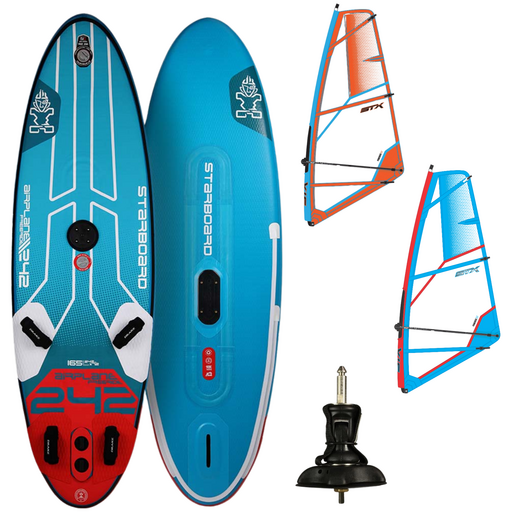 Starboard Inflatable Windsurf Airplane 2025 Incl STX PowerKid Rig - afb. 1