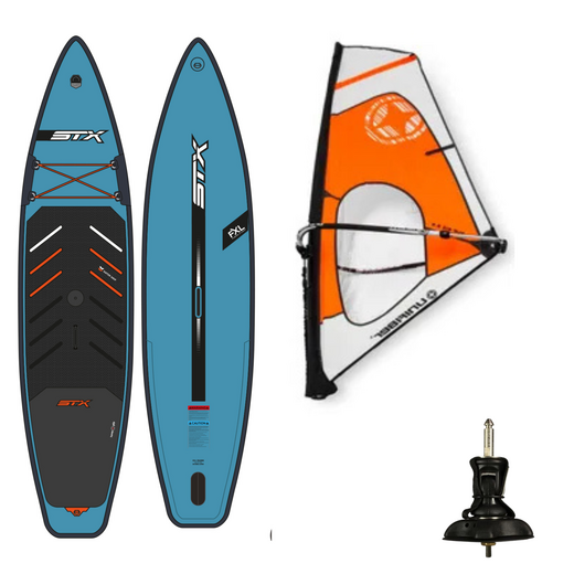 STX Wind/Sup Tourer Hybrid & Unifiber Complete Compact SUP Rig - afb. 1