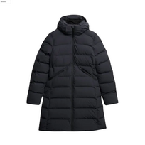 Superdry Dames Jas City Mid Ebony