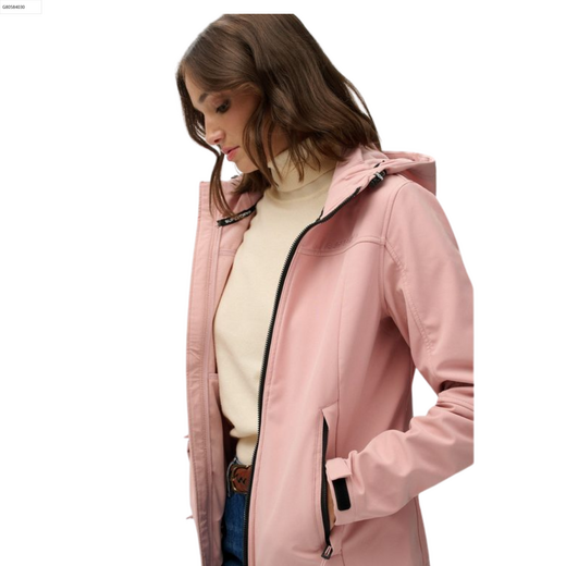 Superdry Dames Jas Hooded Classic Trekker Vintage Blush - afb. 2