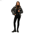 Superdry Dames Jas Hooded  Luxe Puffer Black Sheen - afb. 1