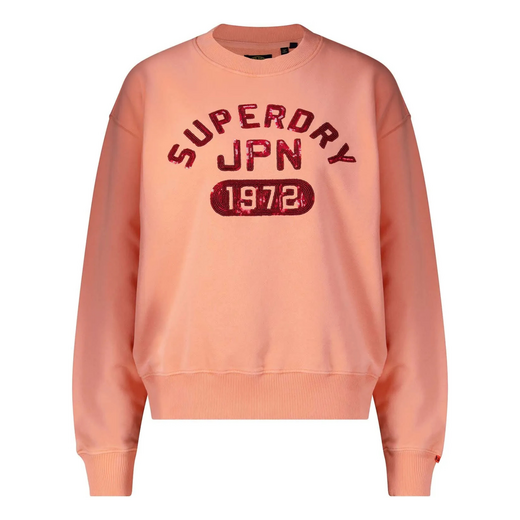 Superdry Embellished Varsity Loose Crew - afb. 1