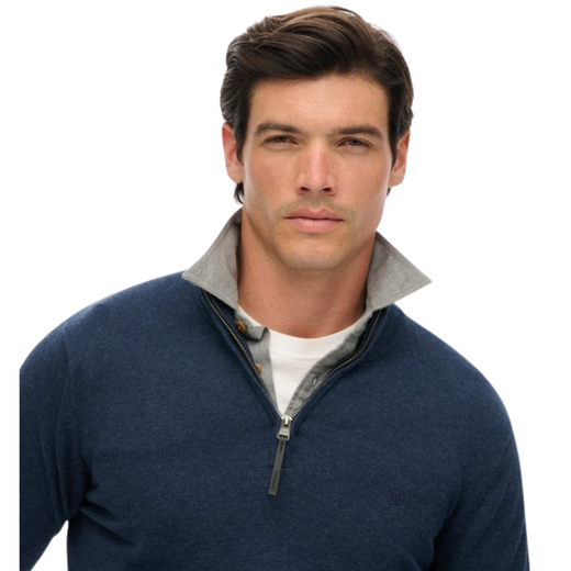 Superdry Heren Essential Cotton Half Zip - afb. 3