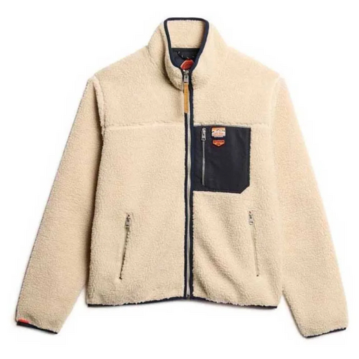 Superdry Heren Fleece Vintage Retro Full Zip - afb. 3