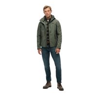 Superdry Heren Jas Hooded Soft Shell Trekker Grey Olive