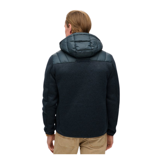 Superdry Heren Jas Hooded Storm Knit Eclipse - afb. 3