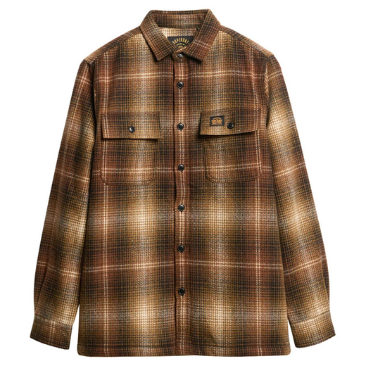 Superdry Heren Overshirt Wool Miller - afb. 1