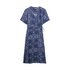 Superdry Printed Wrap Midi dress Blauw - afb. 1