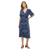 Superdry Printed Wrap Midi dress Blauw - afb. 2