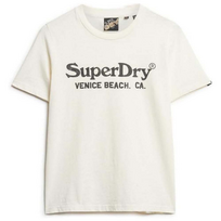 Superdry T-Shirt Dames Metallic Venue Relaxed 