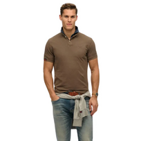 Superdry Vintage Destroy Polo Bruin