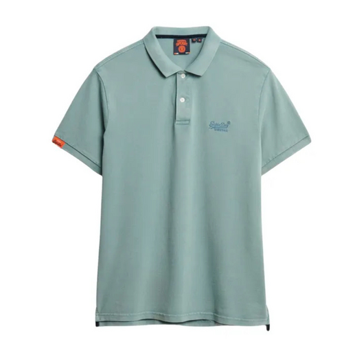 Superdry Vintage Destroy Polo Licht Blauw - afb. 3