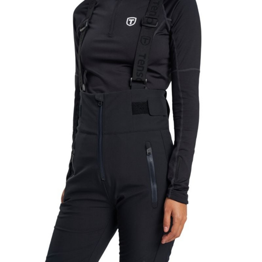Tenson Grace Softshell Bib Skibroek Dames Zwart - afb. 2