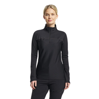 Tenson Txlite Base Half Zip Dames Pully Zwart