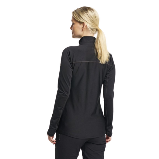 Tenson Txlite Base Half Zip Dames Pully Zwart - afb. 2