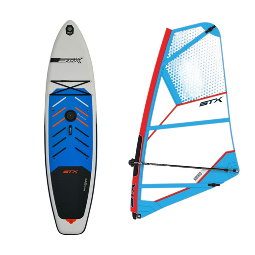 STX iSup Hybrid Cruiser Mini Kid Set Wit, Blauw - afb. 2