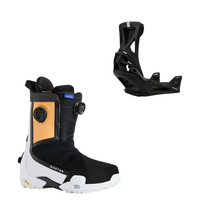 Burton Step On Highshot X Snowboardschoenen 25/26 & Step On Reflex Binding Wit, Oranje