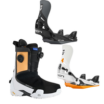 Burton Step On Highshot X Snowboardschoenen 25/26 & Step On Reflex Binding Wit, Oranje