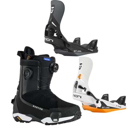 Burton Step On Highshot X Snowboardschoenen 25/26 & Step On Reflex Binding Zwart - afb. 1